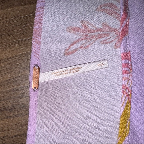 Free people clear skies printed floral tunic dress/ Small - Picture 5 of 7